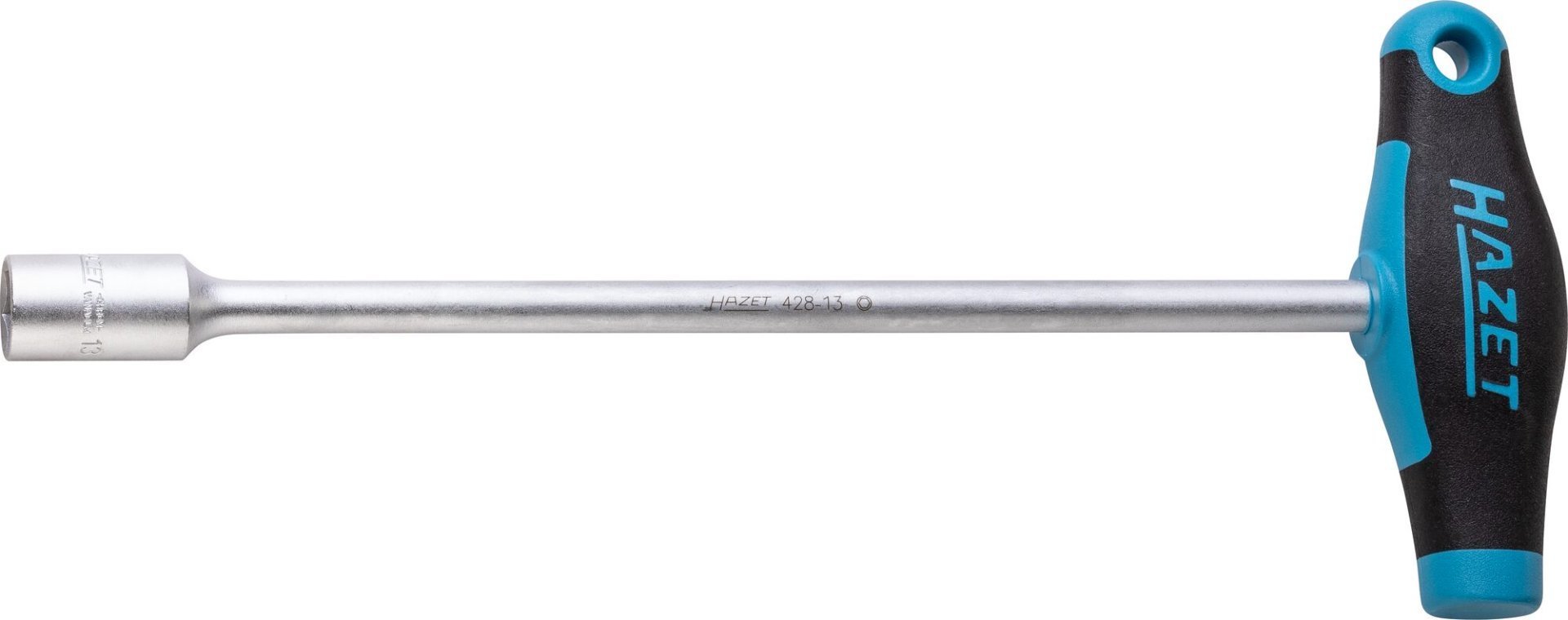 HAZET Steckschlüssel ∙ mit T-Griff 428-13 ∙ Außen Sechskant Profil ∙ SW 13 mm Produktbild img1 L