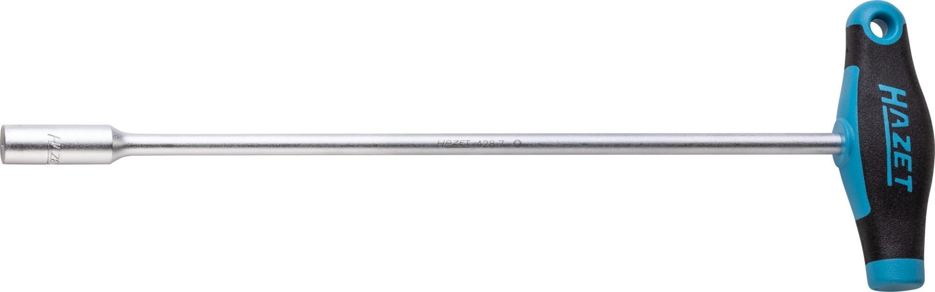 HAZET Steckschlüssel ∙ mit T-Griff 428-7 ∙ Außen Sechskant Profil ∙ SW 7 mm Produktbild img1 L