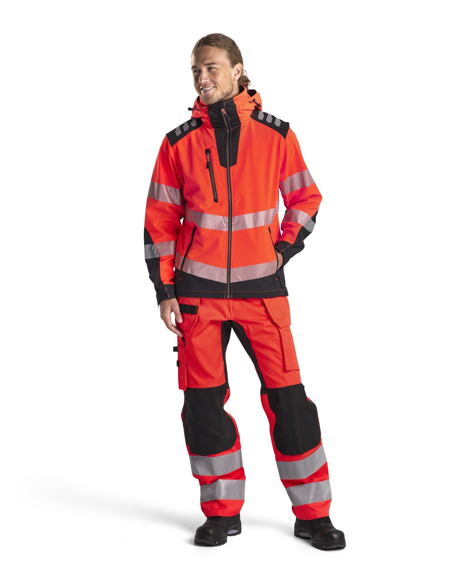 Blakläder High Vis Softshell Jacke Produktbild img3 L