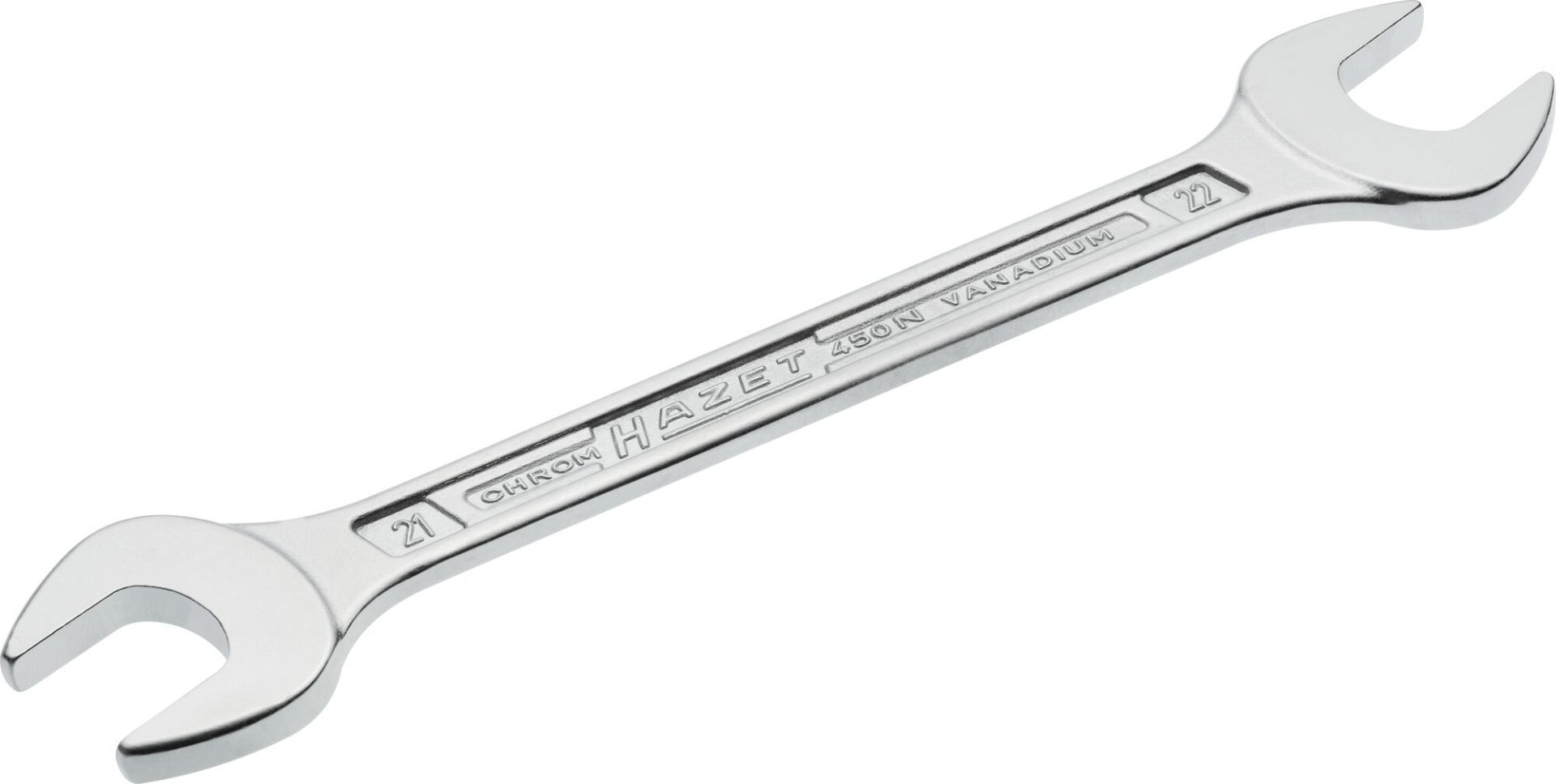 HAZET Doppel-Maulschlüssel 450N-21X22 ∙ Außen Sechskant Profil ∙ SW 21 x 22 mm Produktbild img1 L