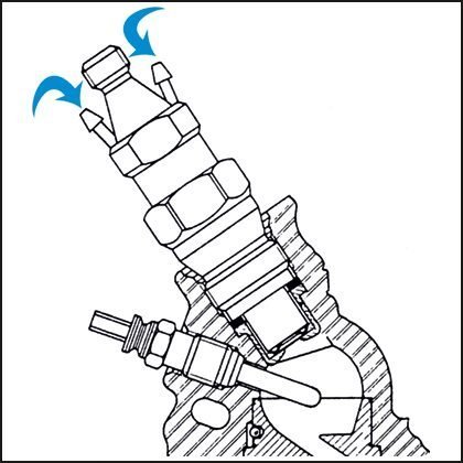 HAZET Einspritzdüsen-Werkzeug 4555N ∙ 1/2 Zoll (12,5 mm) Vierkant hohl ∙ Außen Doppelsechskant Profil ∙ SW 27 mm Produktbild img2 L