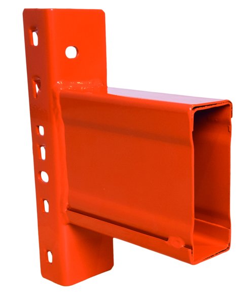 Schulte Palettenregal-Holmpaar 2.700 mm, EGN-DUO 150x50x1,5 mm (HxBxT), Belastbarkeit 3.750 kg / Holmpaar, orange Produktbild img1 L