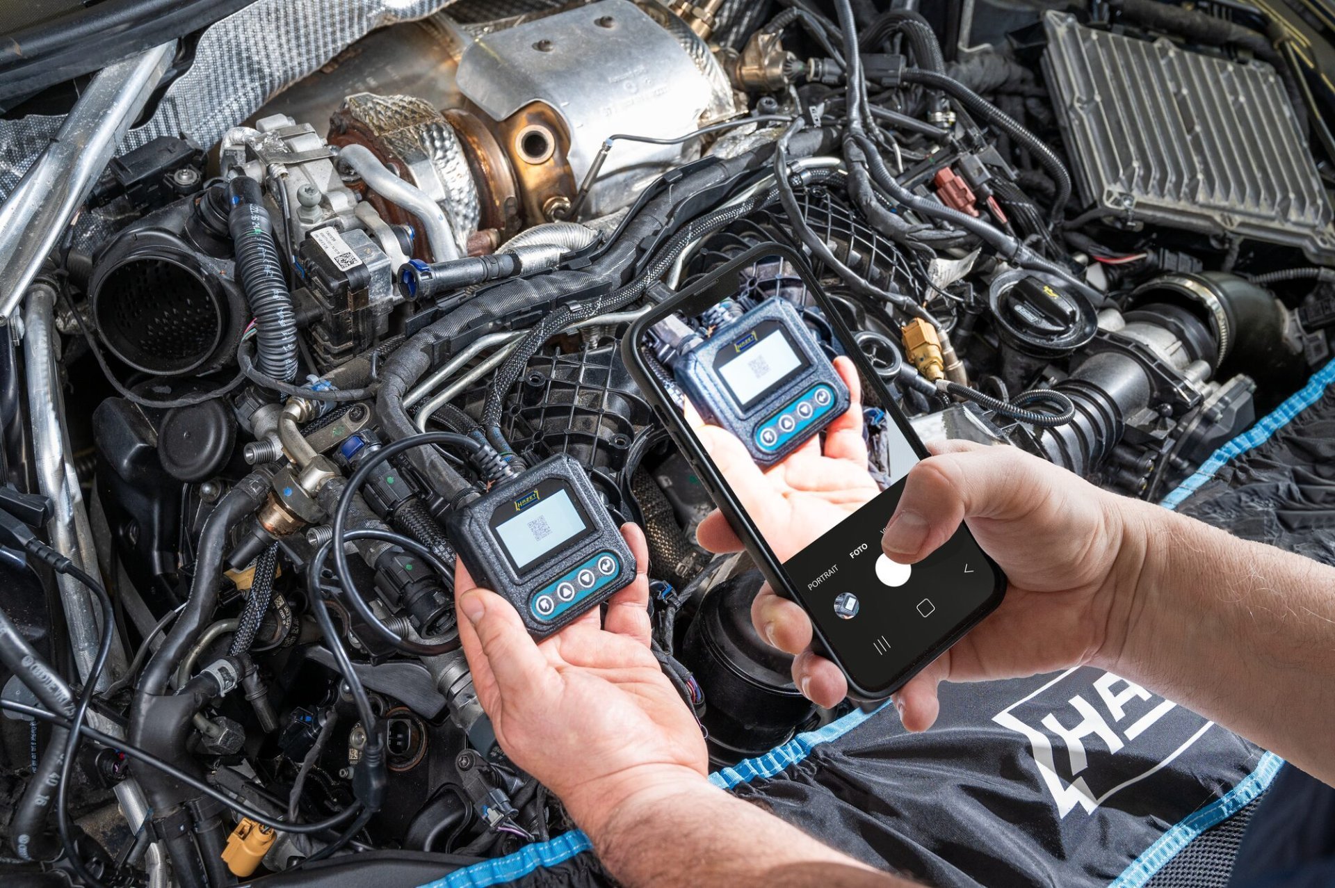 HAZET Batterietester ∙ Mini ∙ Mit QR-Code Funktion 4650-6 Produktbild img3 L