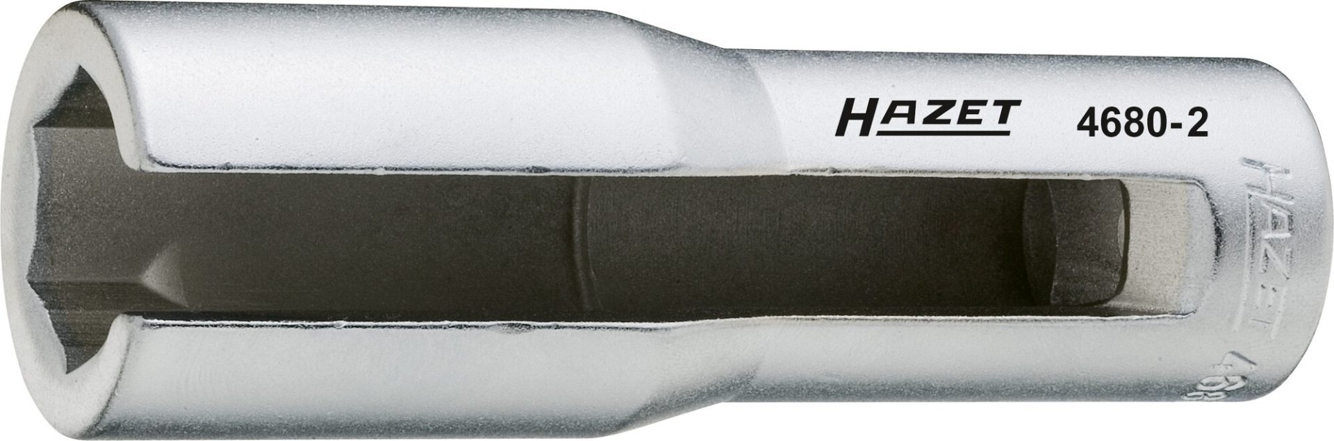 HAZET Lambda-Sonden Einsatz 4680-2 ∙ 1/2 Zoll (12,5 mm) Vierkant hohl ∙ Außen Sechskant Profil ∙ SW 22 mm Produktbild img1 L