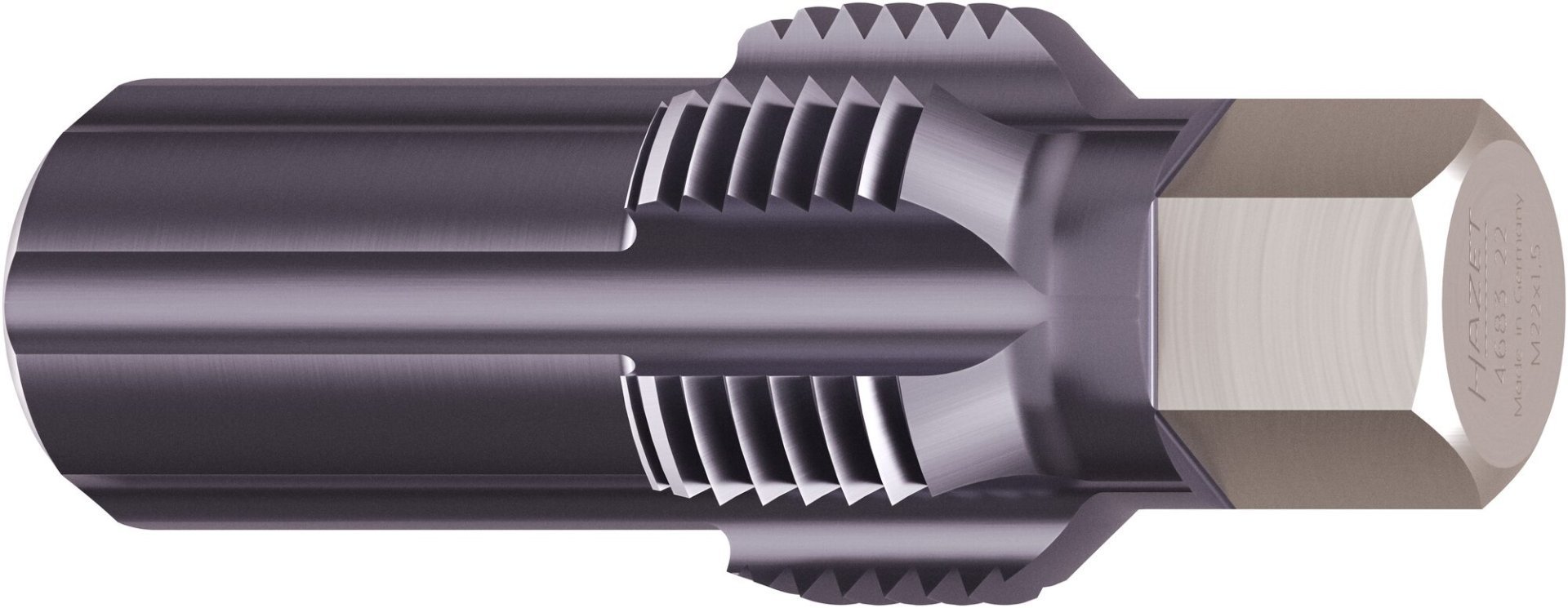 HAZET Gewinde-Nachschneider Abgastemperatur-Sensoren / -Sonden 4683-22 ∙ 13 mm Außen-Sechskant ∙ Länge: 50 mm Produktbild img1 L