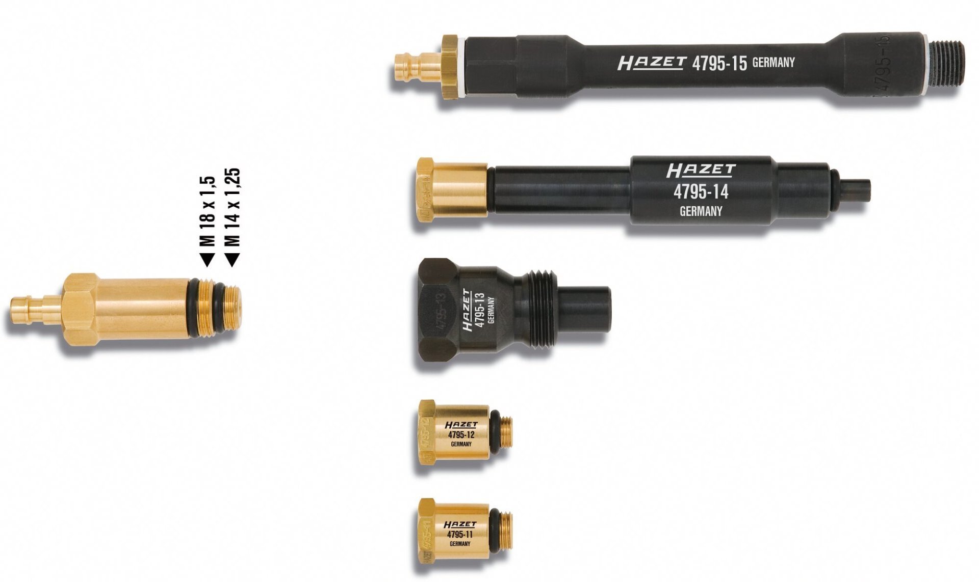 HAZET Druckverlust-Tester 4795-15 ∙ Länge: 165 mm Produktbild img2 L