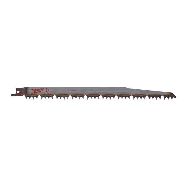 Milwaukee 240 x 5,5/6 mm (4/5 TPI), unlackiert Säbelsägeblatt Holz - ideal für schnelle Baumschnitte Produktbild img1 L