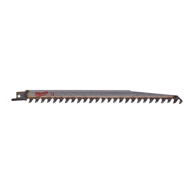 Milwaukee 240 x 8,5 mm (3 TPI), unlackiert Säbelsägeblatt Holz - ideal für schnelle Baumschnitte Produktbild img1 L