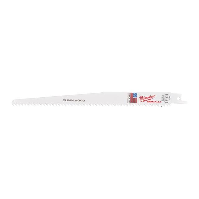 Milwaukee 230 x 4,2 mm (6 TPI), unlackiert Säbelsägeblatt Holz - ideal für gerade, schnelle Schnitte in Nassholz Produktbild img1 L
