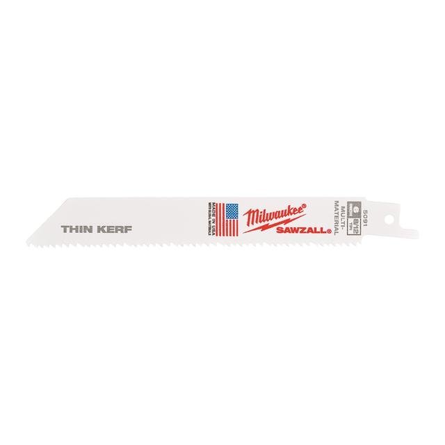 Milwaukee 150 x 3,2/2,1 mm (8/12 TPI) Säbelsägeblatt General Purpose, flexibel Produktbild img1 L