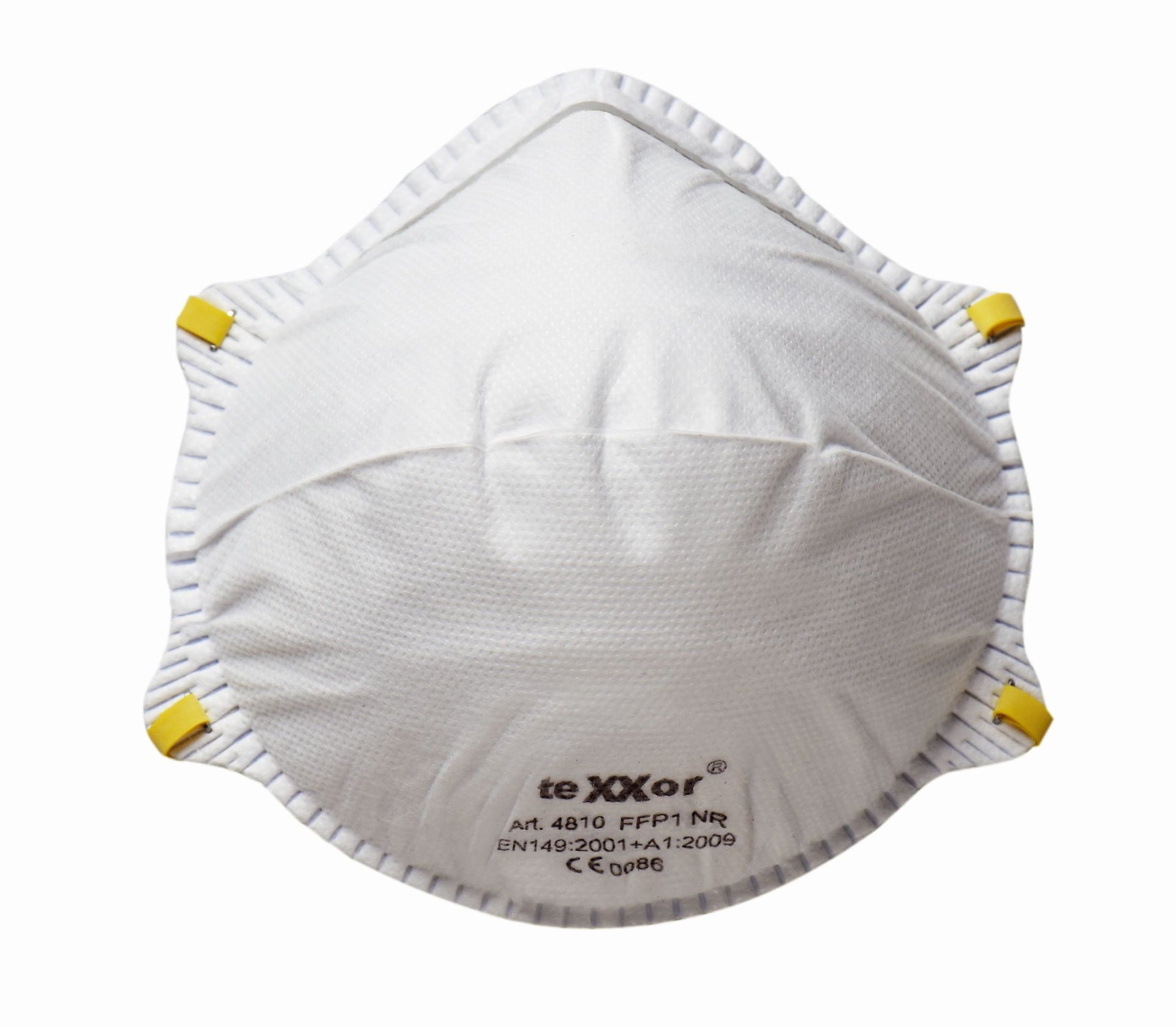 teXXor Feinstaubmaske FFP1 >>NR<< D mit Nasenbügel Nr.: 4810 Produktbild img1 L