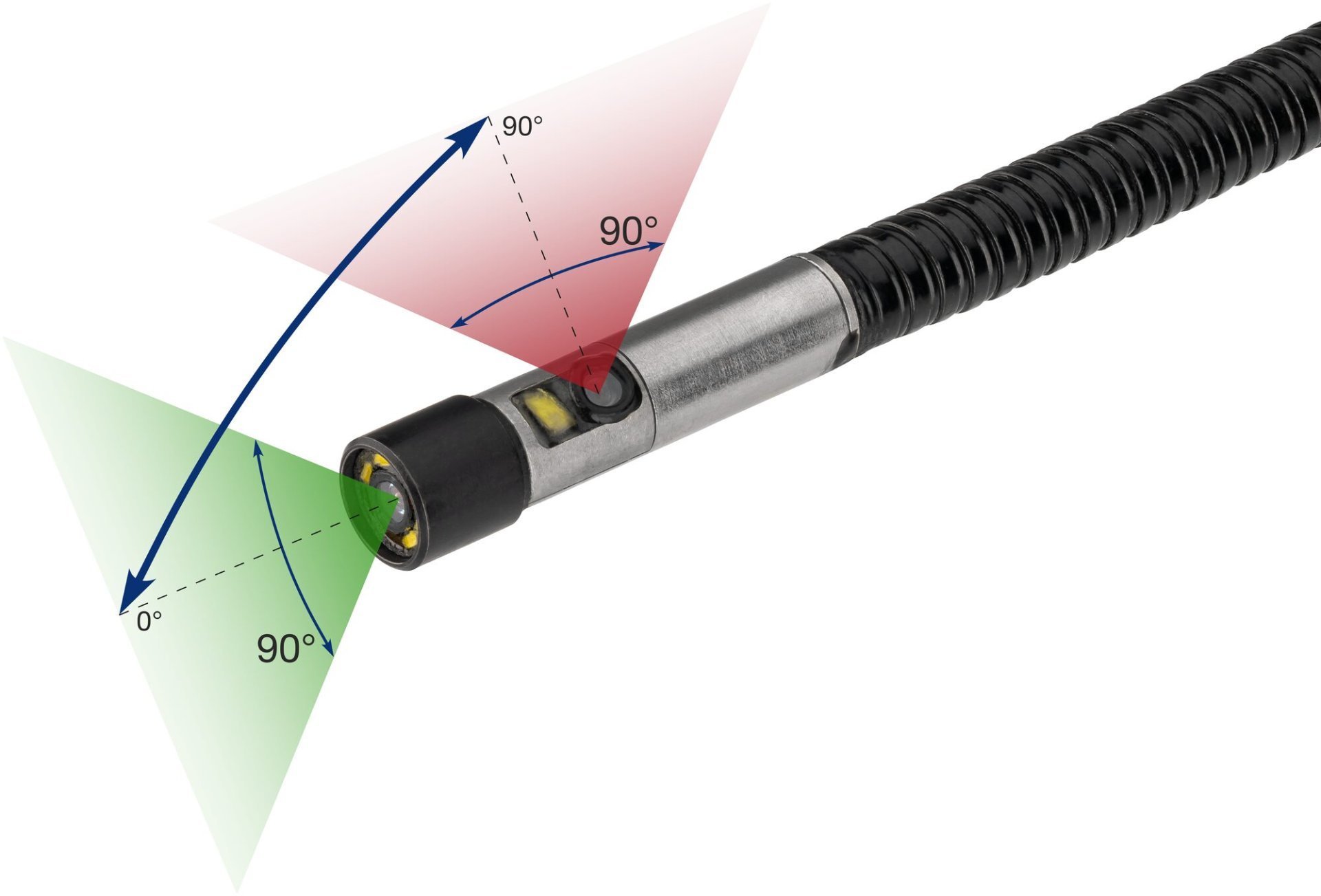 HAZET HD Sonde ⌀ 4,9 mm, Front- und Seitenkamera 4812-11FS Produktbild img2 L