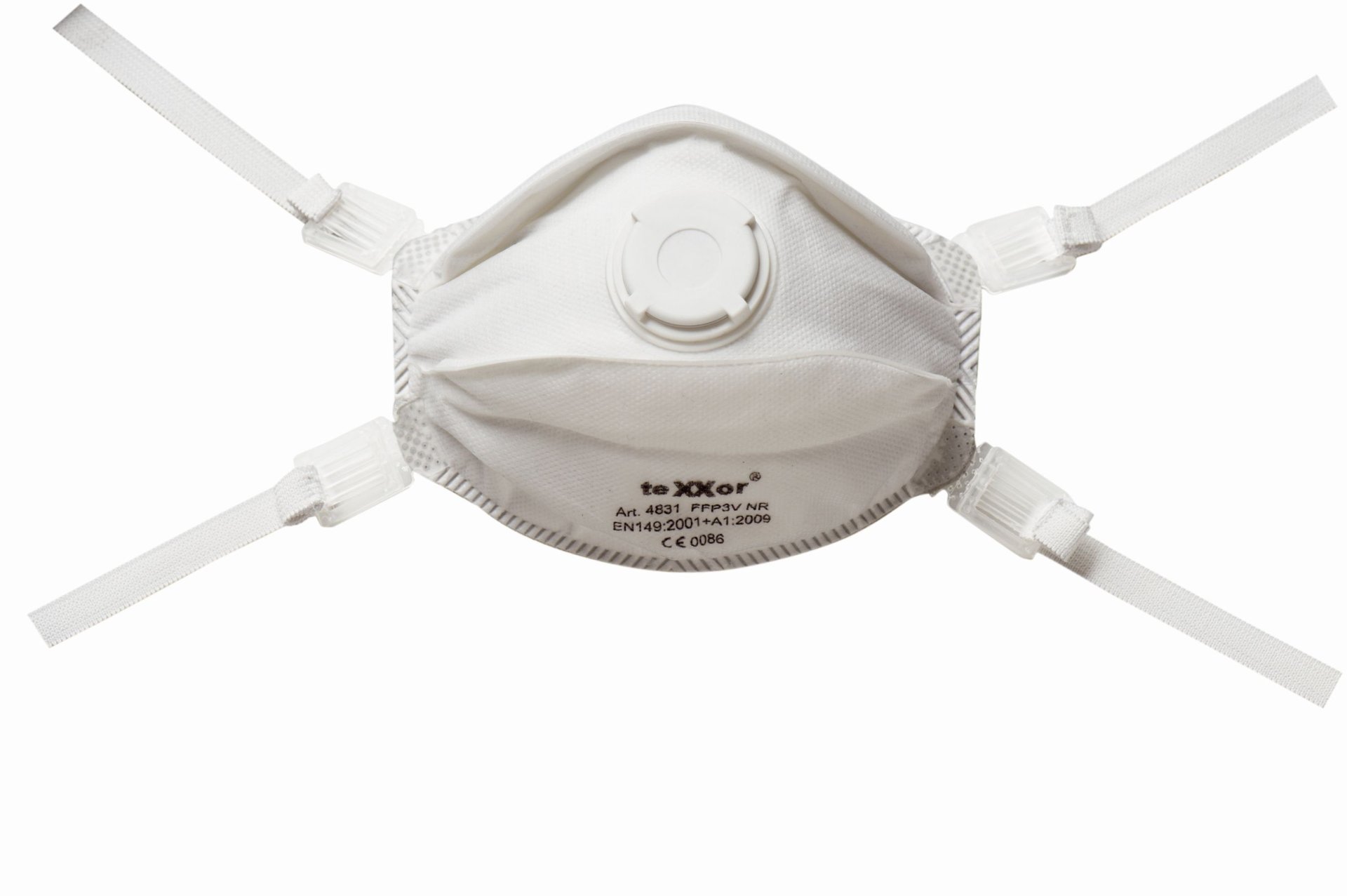 teXXor Feinstaubmaske FFP3/V >>NR<< D mit Nasenbügel Nr.: 4831 Produktbild img1 L