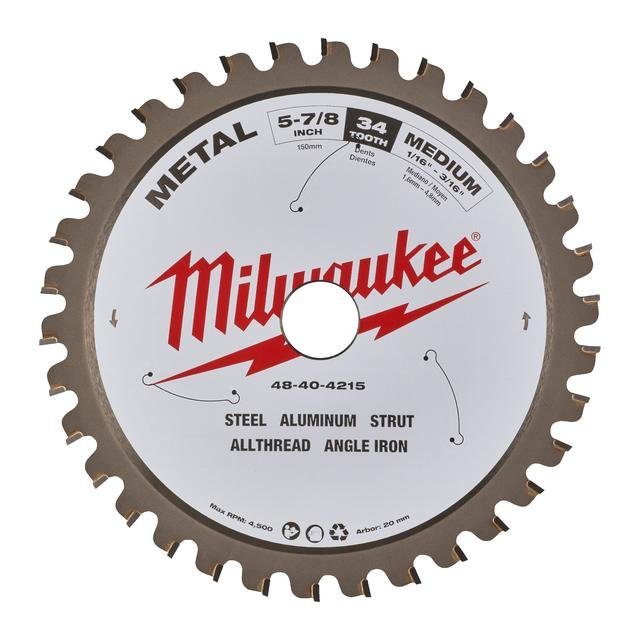Milwaukee 135/20 mm Z30 Kreissägeblatt für Metall-Handkreissägen Produktbild img1 L