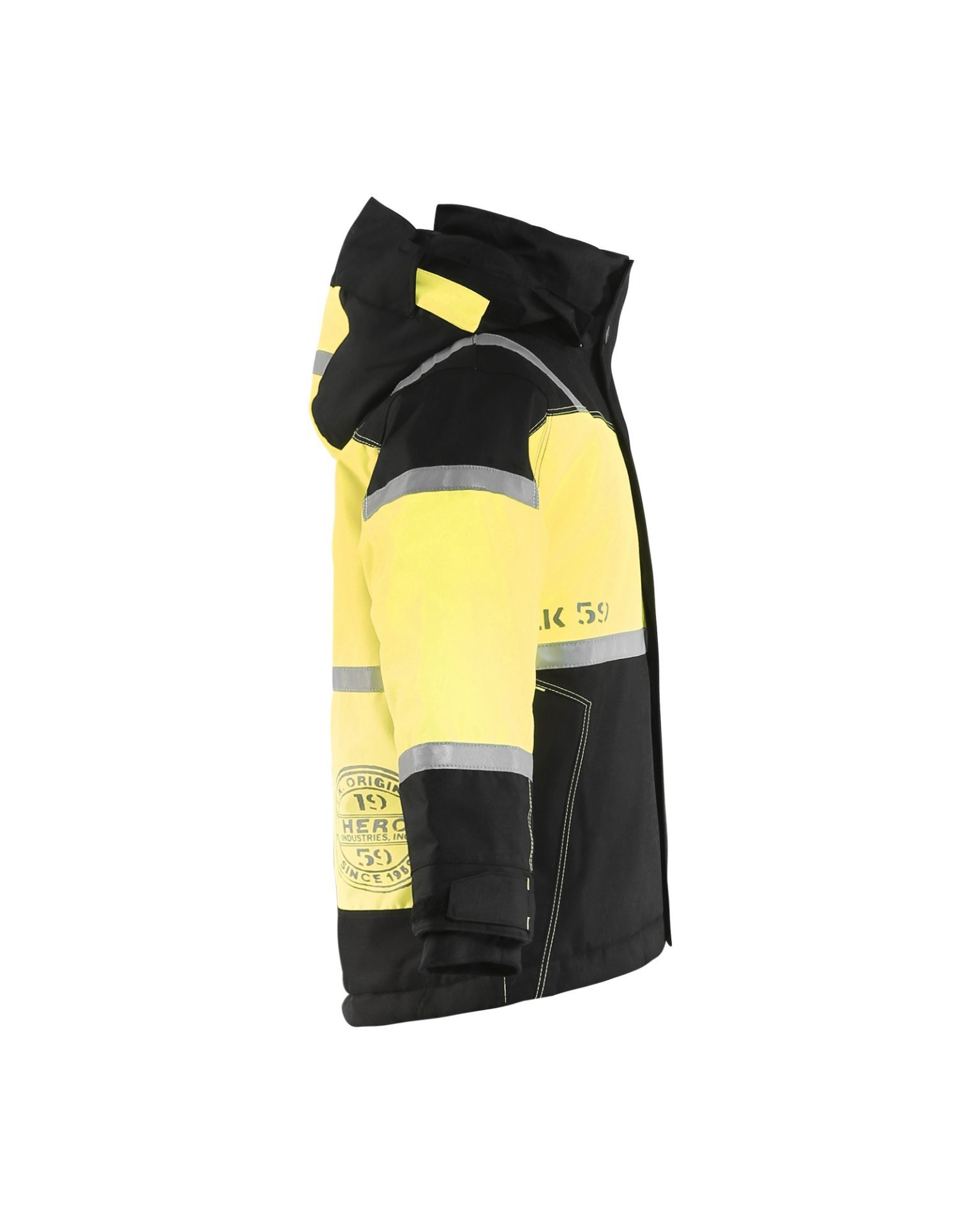 Blakläder Winterjacke Kinder Schwarz/Gelb C140 Produktbild img3 L