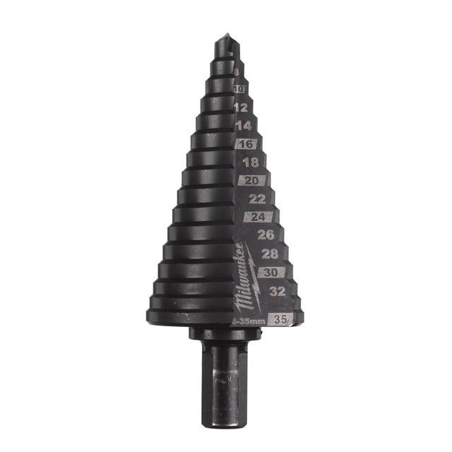 Milwaukee 6 bis 35 mm, 2 mm & 3 mm Stufen Cobalt Stufenbohrer Produktbild img1 L