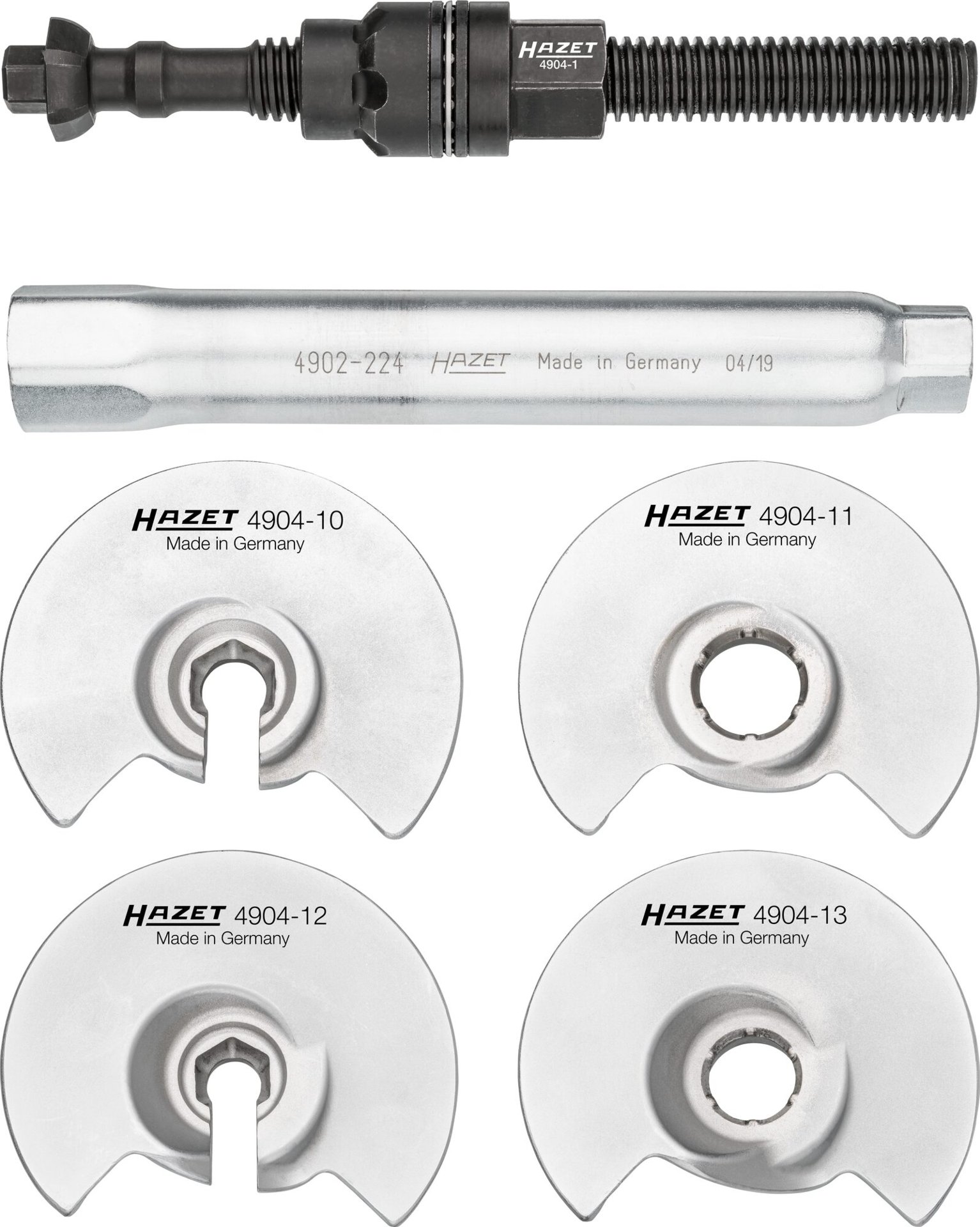 HAZET Universal Innenfederspanner Satz 4904/6 ∙ 6-teilig Produktbild img1 L