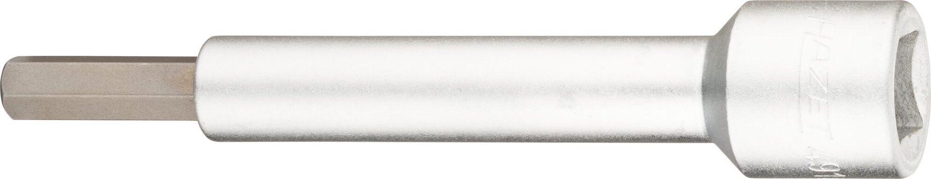 HAZET Verlängerung 4910-8 ∙ 1/2 Zoll (12,5 mm) Vierkant hohl ∙ Innen Sechskant Profil ∙ SW 8 mm Produktbild img1 L