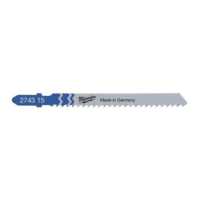 Milwaukee 75x 3 mm T127D Stichsägeblatt Metall für Schnitte in Aluminium Produktbild img1 L