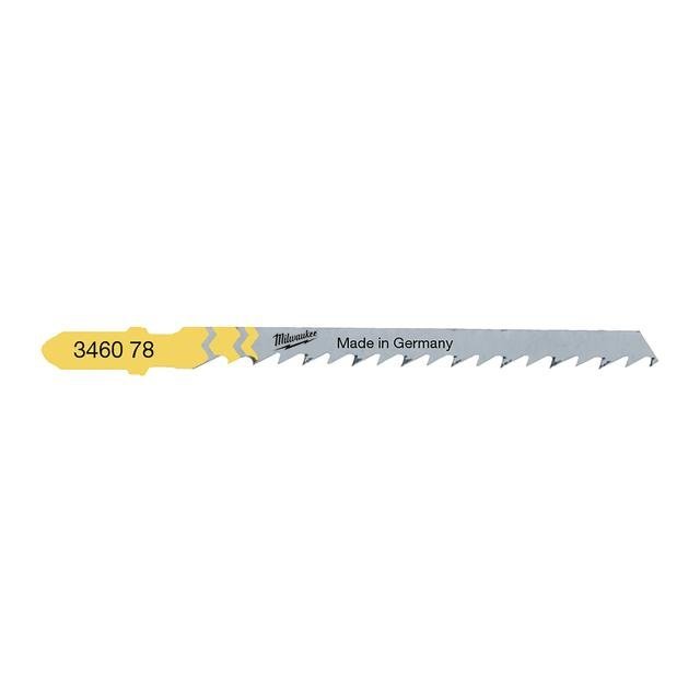 Milwaukee 75 x 4 mm T244D Stichsägeblatt Holz Kurvenschnitte Produktbild img1 L