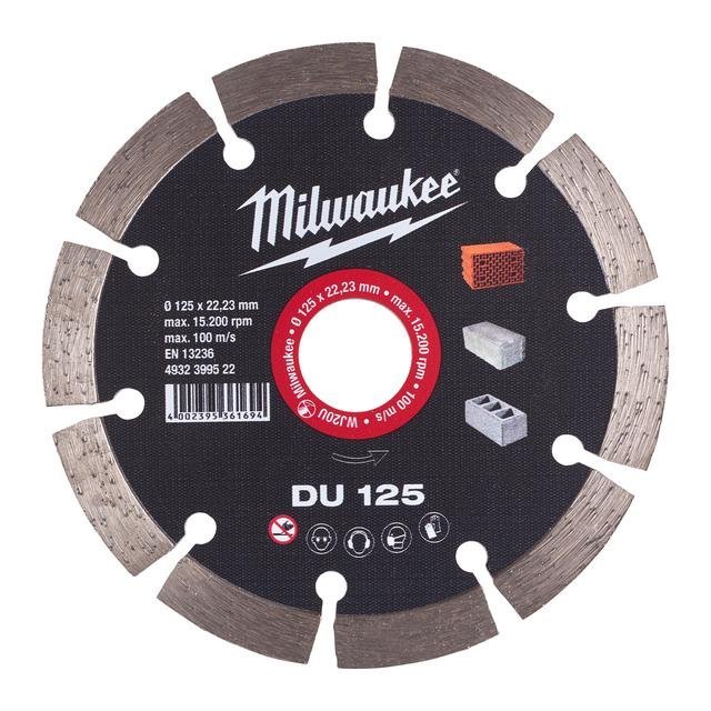 Milwaukee Universal Diamanttrennscheibe DU 125 mm Produktbild img1 L