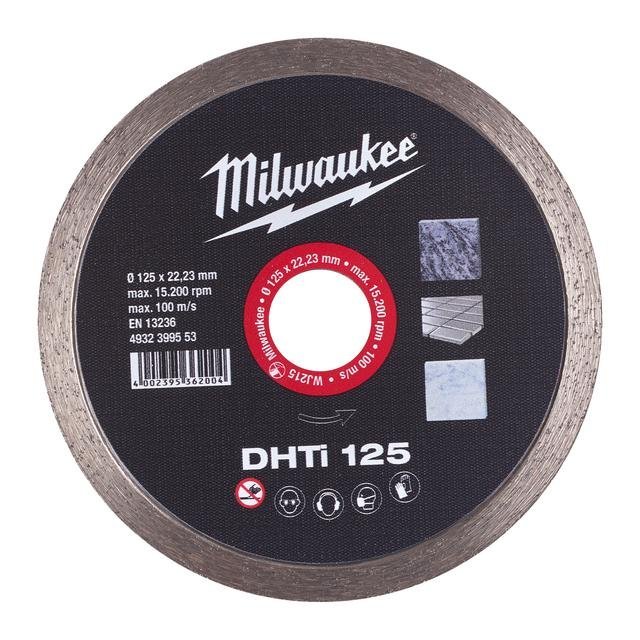 Milwaukee Keramik u. Naturstein, geschlossen Diamanttrennscheibe DHTi 125 mm Produktbild img1 L