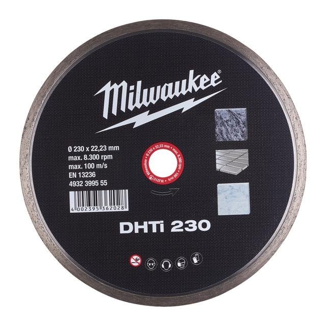 Milwaukee Keramik u. Naturstein, geschlossen Diamanttrennscheibe DHTi 230 mm Produktbild img1 L
