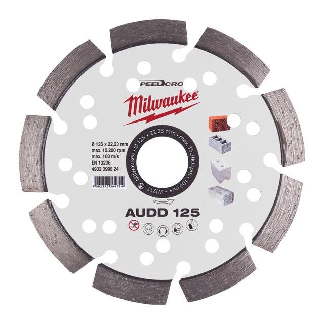 Milwaukee für abrasive Materialien Speedcross Diamanttrennscheibe AUDD 125 mm Produktbild img1 L