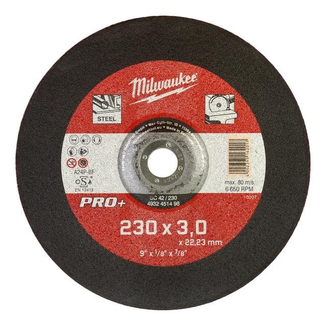 Milwaukee SC42 3 mm gekröpft Metalltrennscheibe PRO+ 230 mm Produktbild img1 L