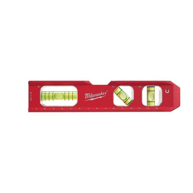 Milwaukee 17 cm lang magnetisch Wasserwaage Torpedo kompakt 45° Produktbild img1 L