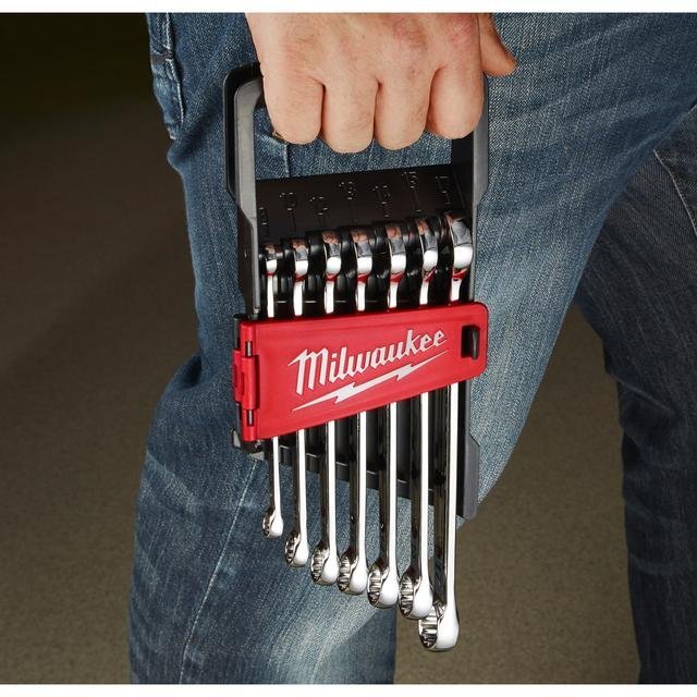 Milwaukee 7-teilig metrisch MAX BITE Ringmaulschlüsselsatz Produktbild img5 L