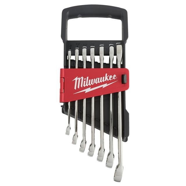 Milwaukee 7-teilig metrisch MAX BITE Ringmaulschlüsselsatz Produktbild img4 L