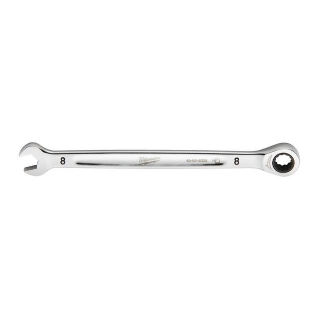 Milwaukee 8 mm MAX BITE Ratschen-Ringmaulschlüssel Produktbild img1 L