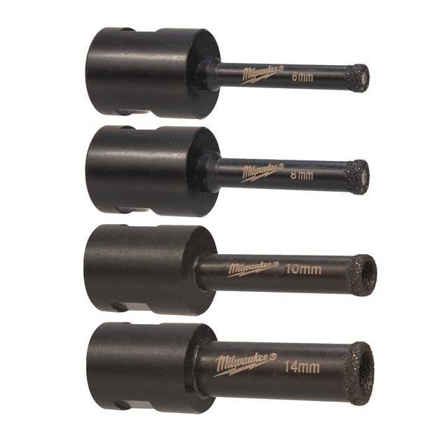Milwaukee 4-teiliges Set Diamantbohrer DIAMOND MAX M14 Produktbild img2 L