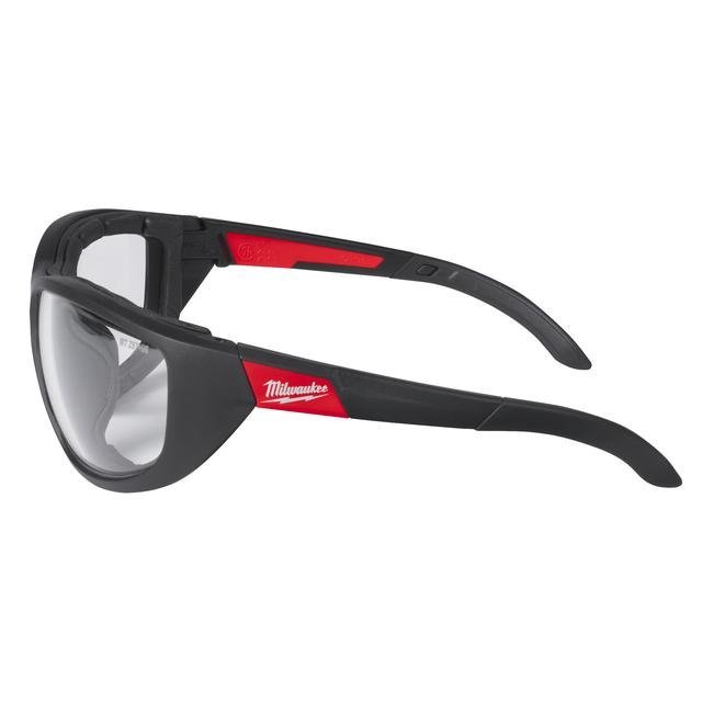 klar, mit abnehmbarer Schaumstoffauflage Premium Schutzbrille Produktbild img1 L