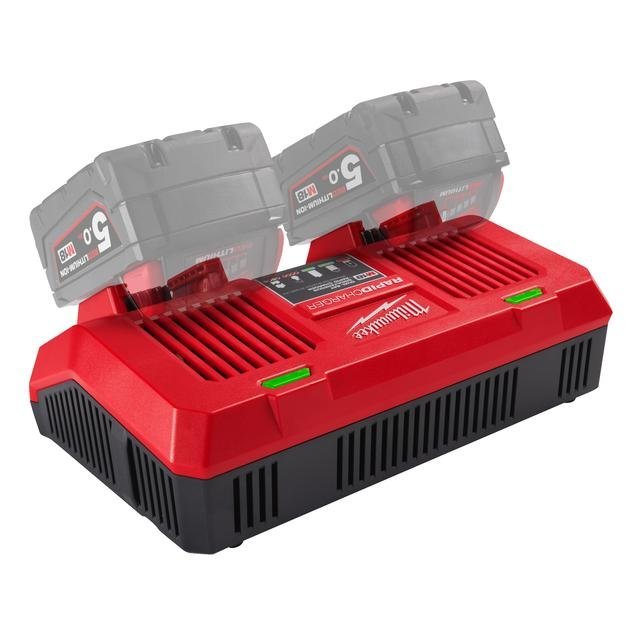 Milwaukee Zweifach-Schnellladegerät M18 DFC Produktbild img3 L
