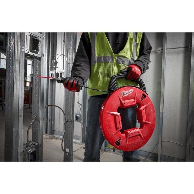 Milwaukee 30 m, nicht leitend mit Abrollgehäuse Polyester-Kabeleinziehspirale Produktbild img4 L