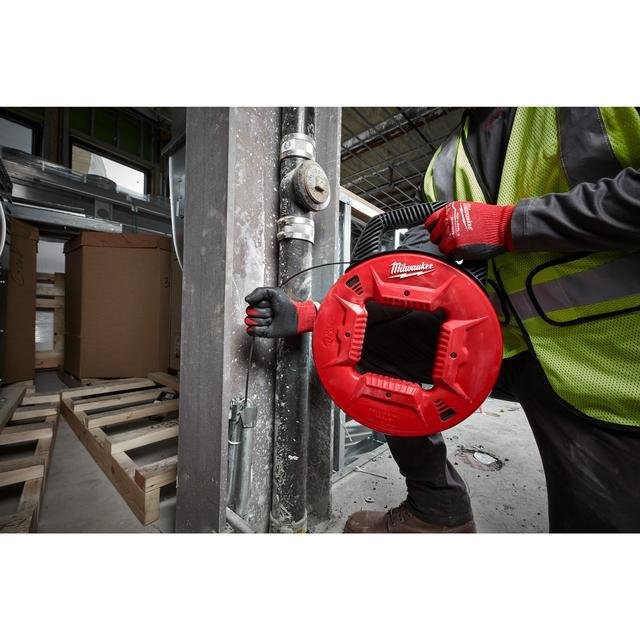 Milwaukee 15 m mit Abrollgehäuse Stahl-Kabeleinziehspirale Produktbild img4 L
