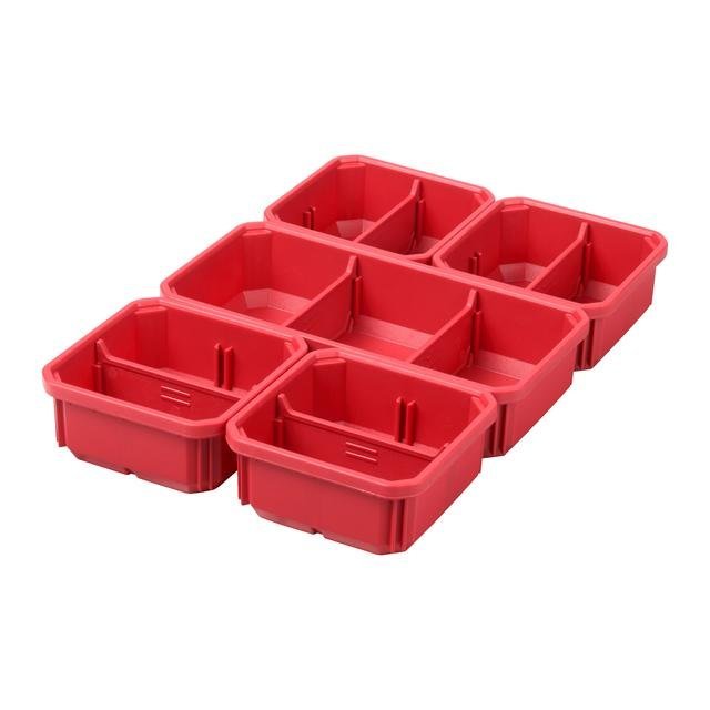 Milwaukee für PACKOUT Organiser Slim und Organiser Slim Compact PACKOUT Ersatzboxen 5 Stück Produktbild img1 L