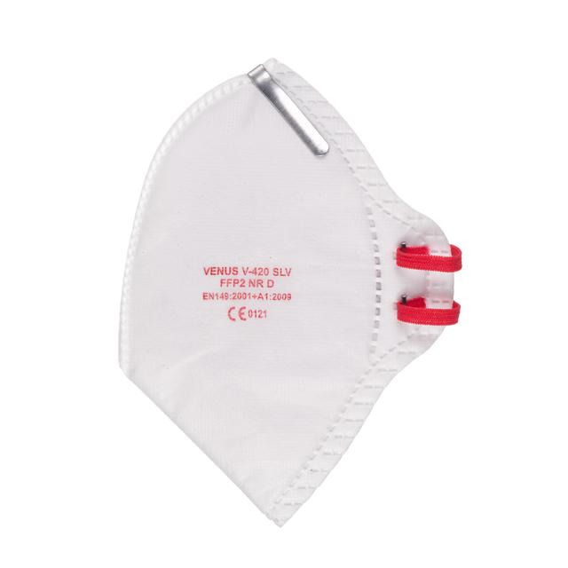 15er Pack FFP2 Einweg-Atemschutzmaske mit Ventil gefaltet Produktbild img2 L