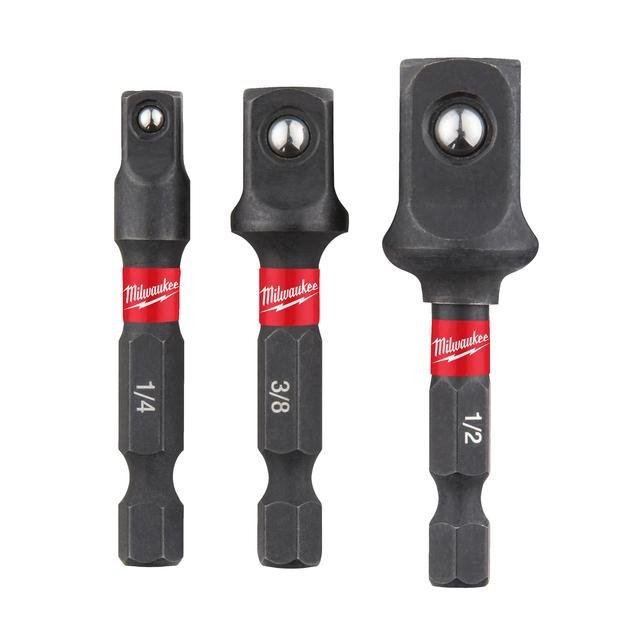 Milwaukee 3-teiliges Set Steckschlüsseleinsatz SHOCKWAVE 50 mm Produktbild img2 L