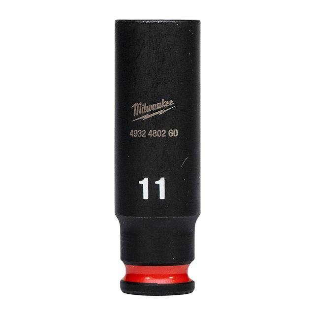 Milwaukee 11 x 50 mm SHOCKWAVE Schlagnuss 1/4" lang Produktbild img1 L