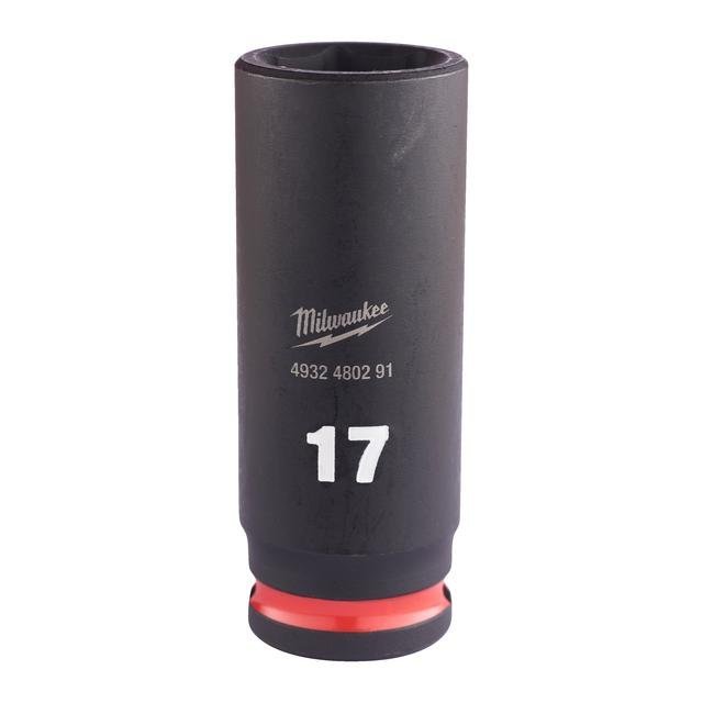 Milwaukee 17 x 65 mm SHOCKWAVE Schlagnuss 3/8" lang Produktbild img1 L