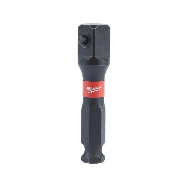 Milwaukee 7/16" Hex auf 1/2" Vierkant SHOCKWAVE Adapter Produktbild img1 L