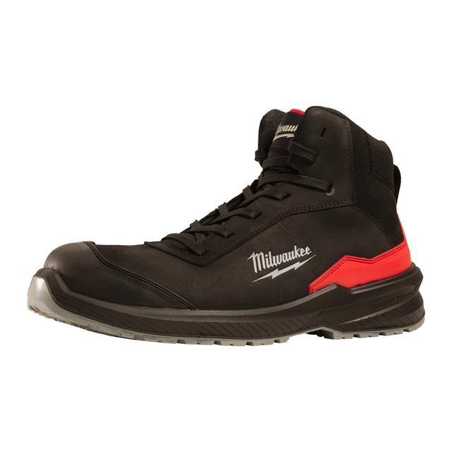 Milwaukee Größe 36 FLEXTRED S3S Sicherheits-Schnürstiefel Leder schwarz Produktbild img2 L