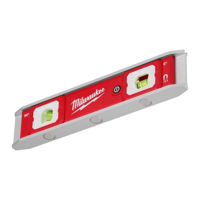 Milwaukee 23 cm lang magnetisch Wasserwaage Torpedo LED Produktbild img3 L