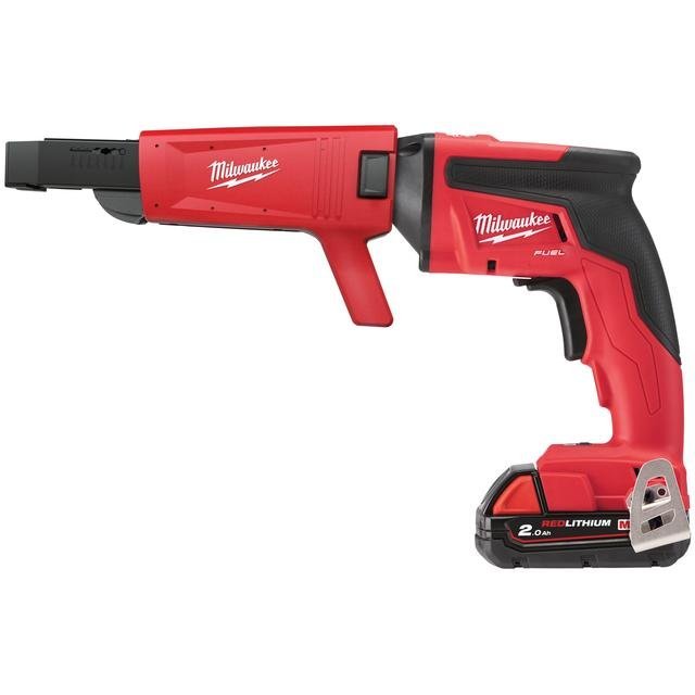 Milwaukee FUEL™ Akku-Trockenbauschrauber mit Magazinvorsatz M18FSGC-202X Produktbild img2 L
