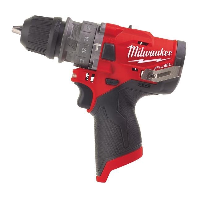 Milwaukee FUEL™ Akku-Kompakt-Schlagbohrschrauber mit Schnellwechselbohrfutter M12FPDX-0 Produktbild img4 L