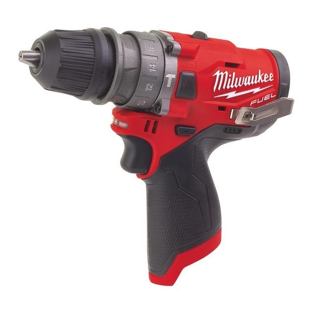 Milwaukee FUEL™ Akku-Kompakt-Schlagbohrschrauber mit Schnellwechselbohrfutter M12FPDX-0 Produktbild img3 L