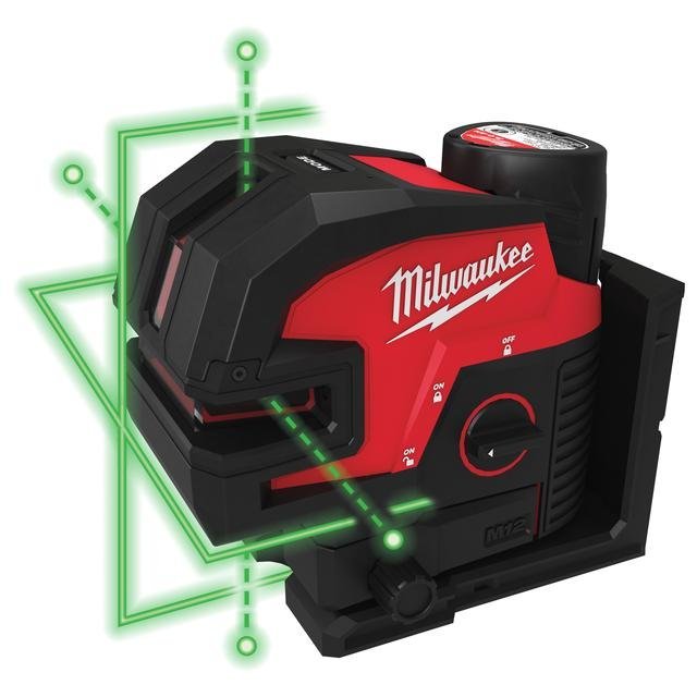 Milwaukee M12™ Akku-Kreuzlinienlaser M12CLL4P-301C Produktbild img7 L